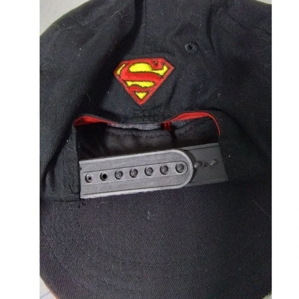 DC Comics Superman Hat Graphic Print Baseball Cap Kids‎ Black